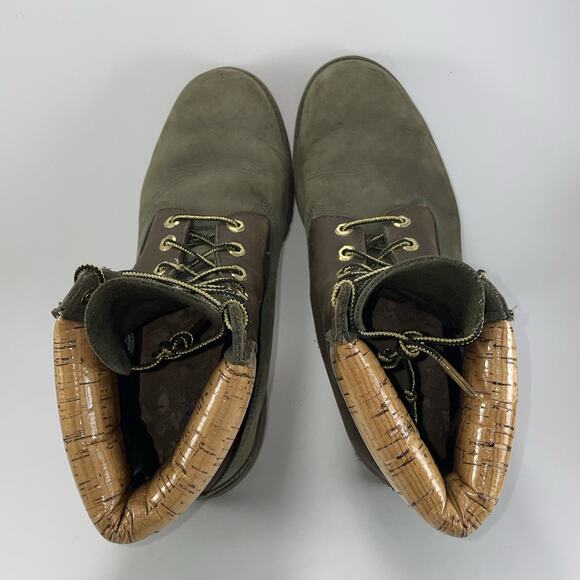 Timberland Midnight Countdown Cork Edition Mens Size 10.5 Green Nubuck, Rare main image 10